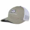 Coastal Cotton Structured Trucker Cap With Patch (Khaki)