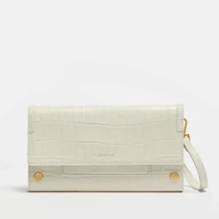 Hammitt AJ Crossbody Clutch (Calla Lily Crocco)