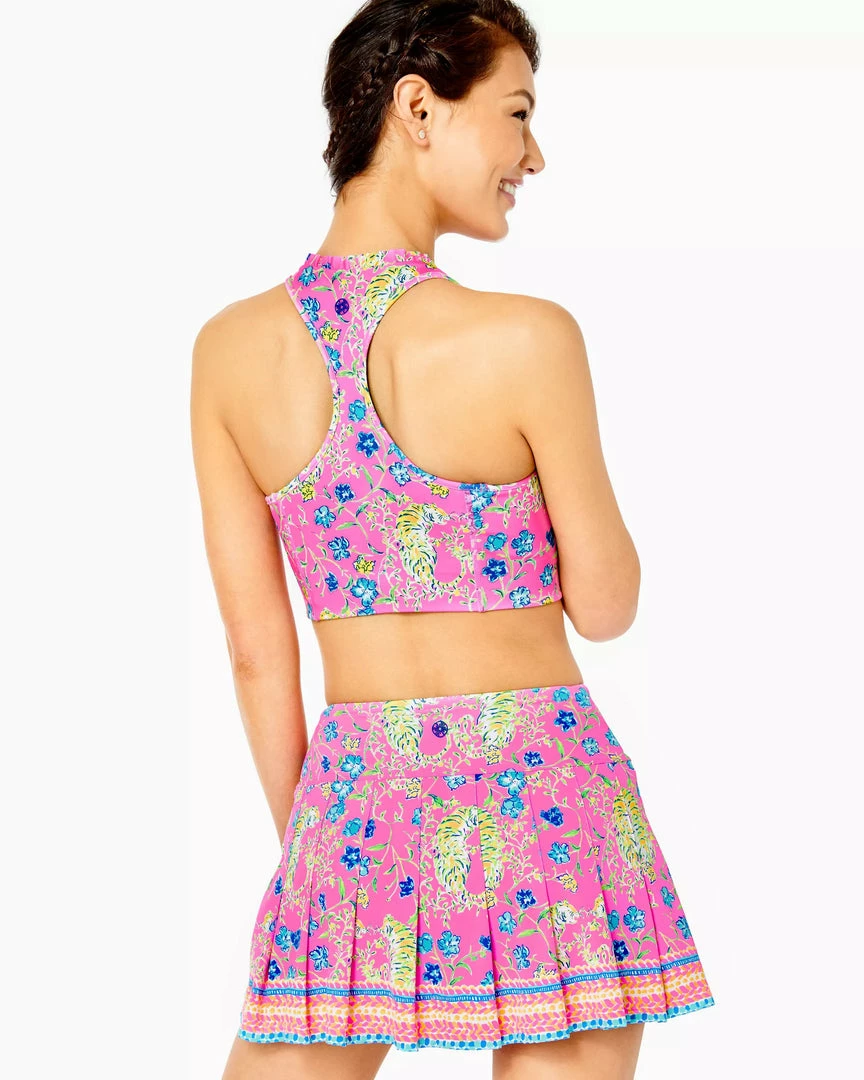 Lilly Pulitzer UPF 50+ Luxletic Lindsay Sports Bra (Prosecco Pink Tigress Garden) 4 Lilly Pulitzer UPF 50+ Luxletic Lindsay Sports Bra (Prosecco Pink Tigress Garden)