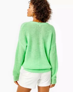 Lilly Pulitzer Kasmina Sweater (Patina Green)