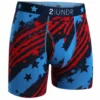 2Under Swing Shift Boxer Brief (Stars & Bars) Bottoms