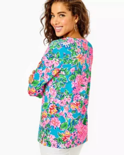 Lilly Pulitzer UPF 50+ ChillyLilly Karina Tunic Top (Rose To The Occasion) Tops 5 Lilly Pulitzer UPF 50+ ChillyLilly Karina Tunic Top (Rose To The Occasion) Tops