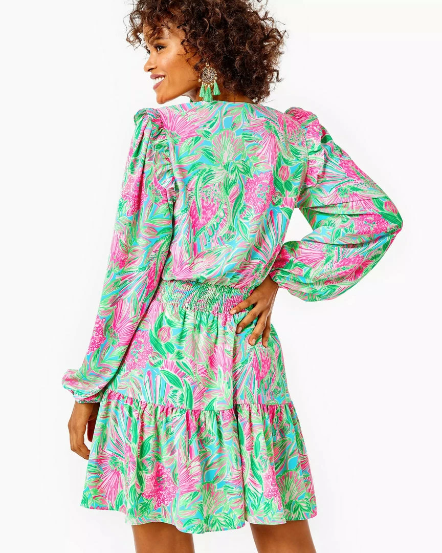 Lilly Pulitzer Taviana Stretch Dress (Coming In Hot) 4 Lilly Pulitzer Taviana Stretch Dress (Coming In Hot)