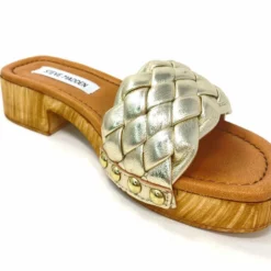 Steve Madden Shoes Bennet Gold Sandal