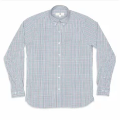 Duckhead Button Down Sports Shirt (Faded Denim) Tops