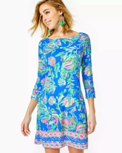 Lilly Pulitzer UPF 50+ Sophie Dress (Fancy Fins)