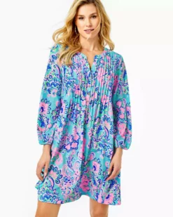 Lilly Pulitzer Seana UPF 50+ Dress (Jungle Sunrise) Dresses