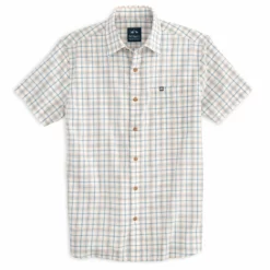 Fish Hippie Havelock Check Short Sleeve (Bare Red) Tops