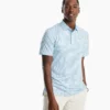 Southern Tide Driver Tidal Stripe Perforated Polo (Multiple Colors) Tops