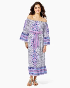 Lilly Pulitzer Abigale Midi Dress (Time To Shine) 8 Lilly Pulitzer Abigale Midi Dress (Time To Shine)