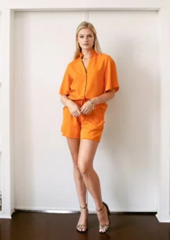 S'edge Tops Kara Blouse (Sunset)