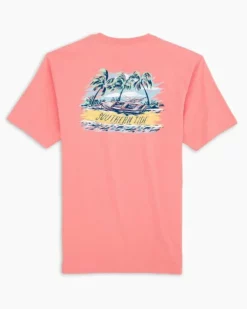 Southern Tide Content Castaway Tee (Citrus Punch)