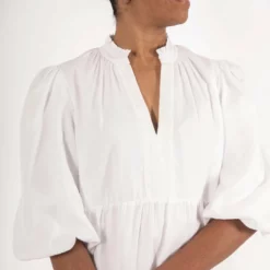 Emily Mccarthy Frankie Dress (Bright White)