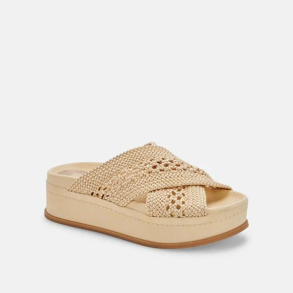 Dolce Vita Shoes Winona Sandals (Vanilla Woven) 3 Dolce Vita Shoes Winona Sandals (Vanilla Woven)