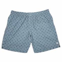 Southern Point Patterned Trunk (Washed Blue Palm)