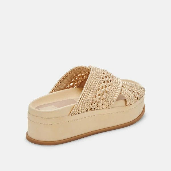Dolce Vita Shoes Winona Sandals (Vanilla Woven) 4 Dolce Vita Shoes Winona Sandals (Vanilla Woven)