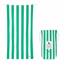 Dock & Bay Quick Dry Towel Cabana (Cancun Green) XL
