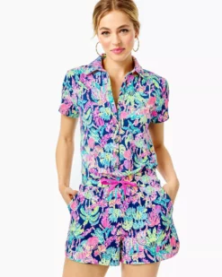 Lilly Pulitzer Jorgie Romper (Seen And Herd)