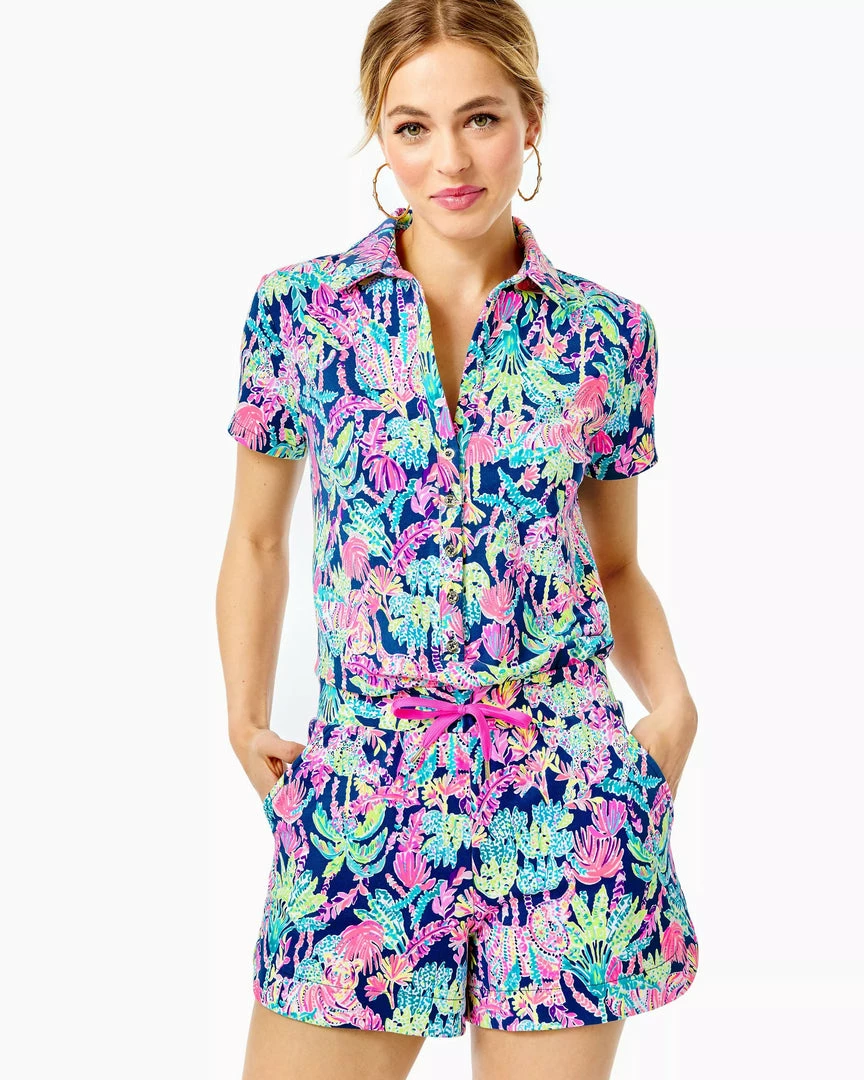 Lilly Pulitzer Jorgie Romper (Seen And Herd) 3 Lilly Pulitzer Jorgie Romper (Seen And Herd)