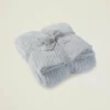 Barefoot Dreams Cozychic Ribbed Throw (Ocean) Gifts For Her