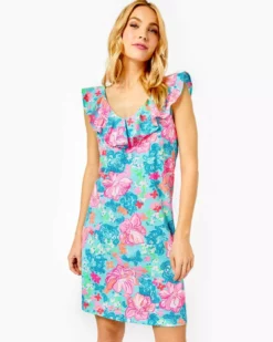Lilly Pulitzer Alessa Dress (Luscious Lions) Dresses