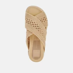 Dolce Vita Shoes Winona Sandals (Vanilla Woven) 7 Dolce Vita Shoes Winona Sandals (Vanilla Woven)