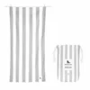 Dock & Bay Quick Dry Towel Cabana (Goa Grey) L