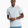 Southern Tide Breeze Dunes Striped Perforated Polo (Classic White) 1 Southern Tide Breeze Dunes Striped Perforated Polo (Classic White)