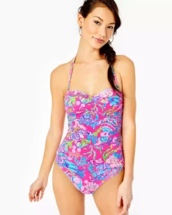 Lilly Pulitzer Flamenco One-Piece Swimsuit (Shell Me Something Good)