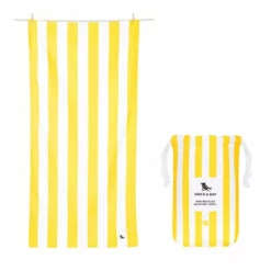Dock & Bay Quick Dry Towel Cabana (Boracay Yellow) L