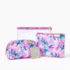 Lilly Pulitzer Astwood Pouch Set (Plumeria Pink)