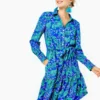 Lilly Pulitzer Eilenne Dress (Serenade In The Shade) Dresses