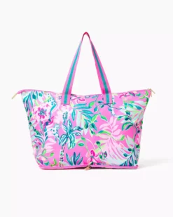 Lilly Pulitzer Getaway Packable Tote (Im Feline Fine)