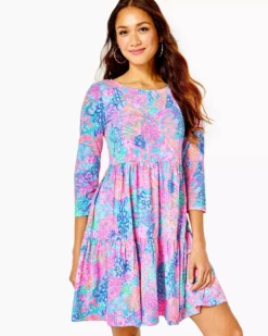 Lilly Pulitzer Dresses Geanna Dress (Splendor In The Sand)
