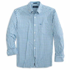 Fish Hippie Rowe Plaid Shirt (Baltic) Tops