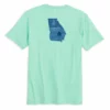 Fish Hippie Georgia Short Sleeve Tee (Spring Mint) Tops