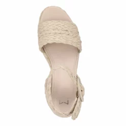 Marc Fisher Shoes Marcell Espadrille Platform Sandal (Ivory)