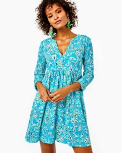 Lilly Pulitzer Loran Dress (Turquoise Oasis) Dresses