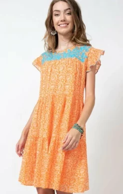 Sister Mary Paloma Dress (Tangerine) Dresses