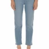 Fidelity Denim Cher High Rise Slim Straight Jean (Milan)