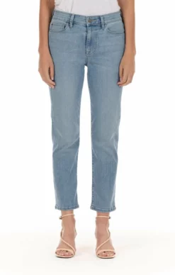 Fidelity Denim Cher High Rise Slim Straight Jean (Milan)
