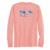 Fish Hippie Skewed Long Sleeve Tee (Coral) Tops 1 Fish Hippie Skewed Long Sleeve Tee (Coral) Tops