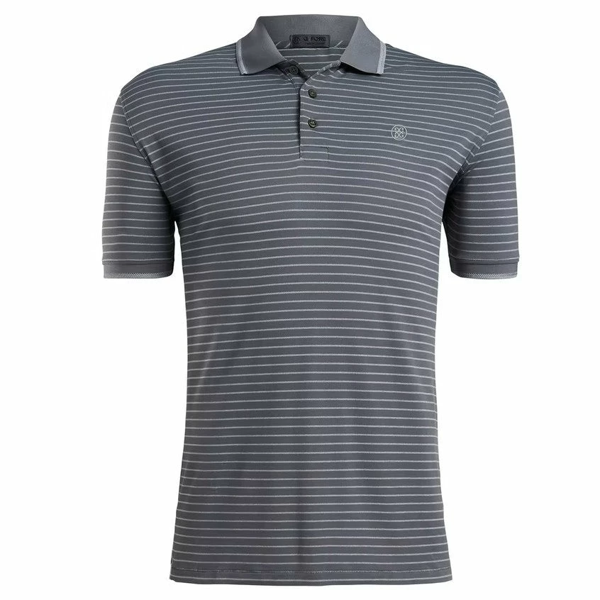 G/Fore Perforated Stripe Polo (Charcoal) 3 G/Fore Perforated Stripe Polo (Charcoal)