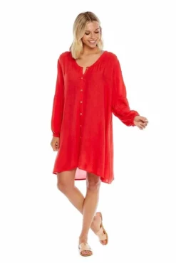 Mudpie Swim Vienna Cover-Up (Coral)