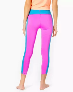 Lilly Pulitzer UPF 50+ Luxletic 24" Weekender High-Rise Midi Legging (Amethyst) Bottoms 7 Lilly Pulitzer UPF 50+ Luxletic 24