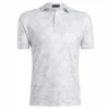G/Fore Icon Camo Printed Polo (Snow) Tops