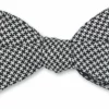 R. Hanauer Black & White Houndstooth Bow Tie Accessories