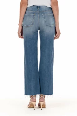 Fidelity Denim Bottoms Bronco Wide Leg Cropped Pant (Malibu)
