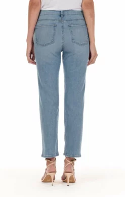 Fidelity Denim Cher High Rise Slim Straight Jean (Milan)