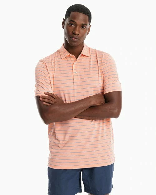 Southern Tide Tops Driver Nearshore Stripe Perf Polo 5 Southern Tide Tops Driver Nearshore Stripe Perf Polo